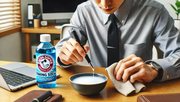 ボールペン グリップ ベタベタ 重曹での対処法は？