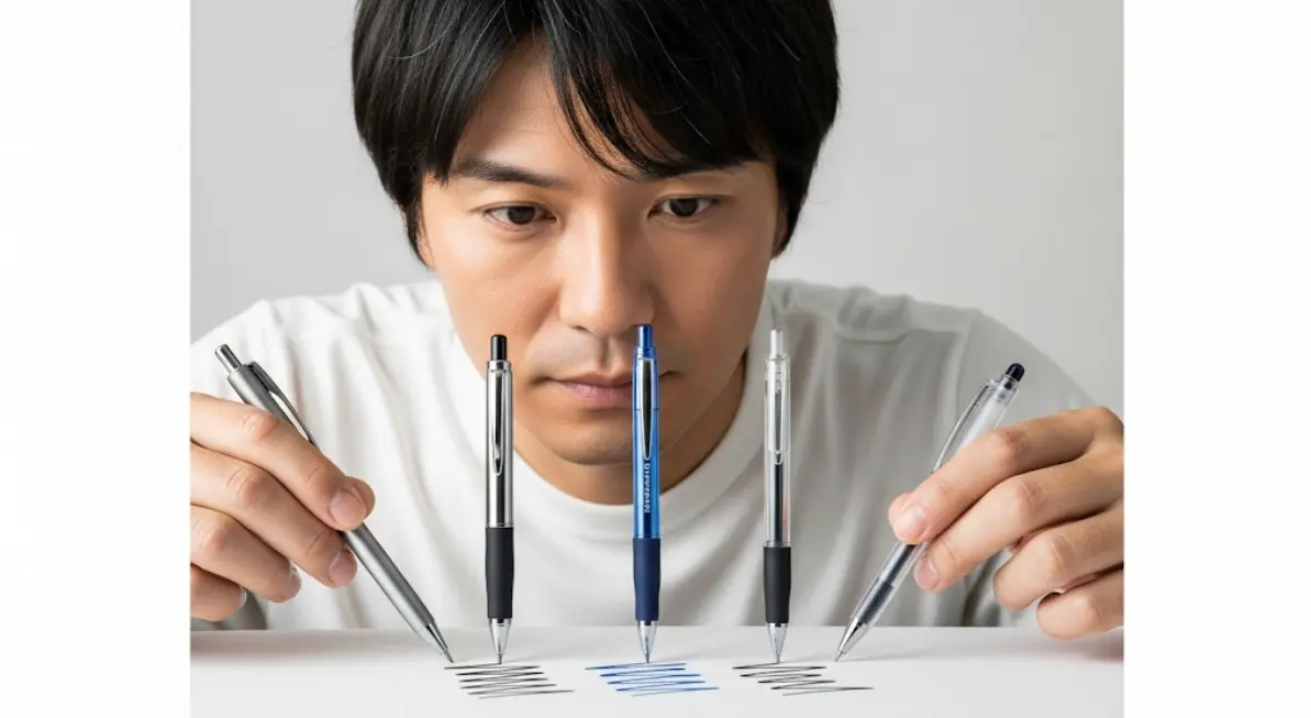 油性・水性・ゲル　ボールペンの見分け方は？
