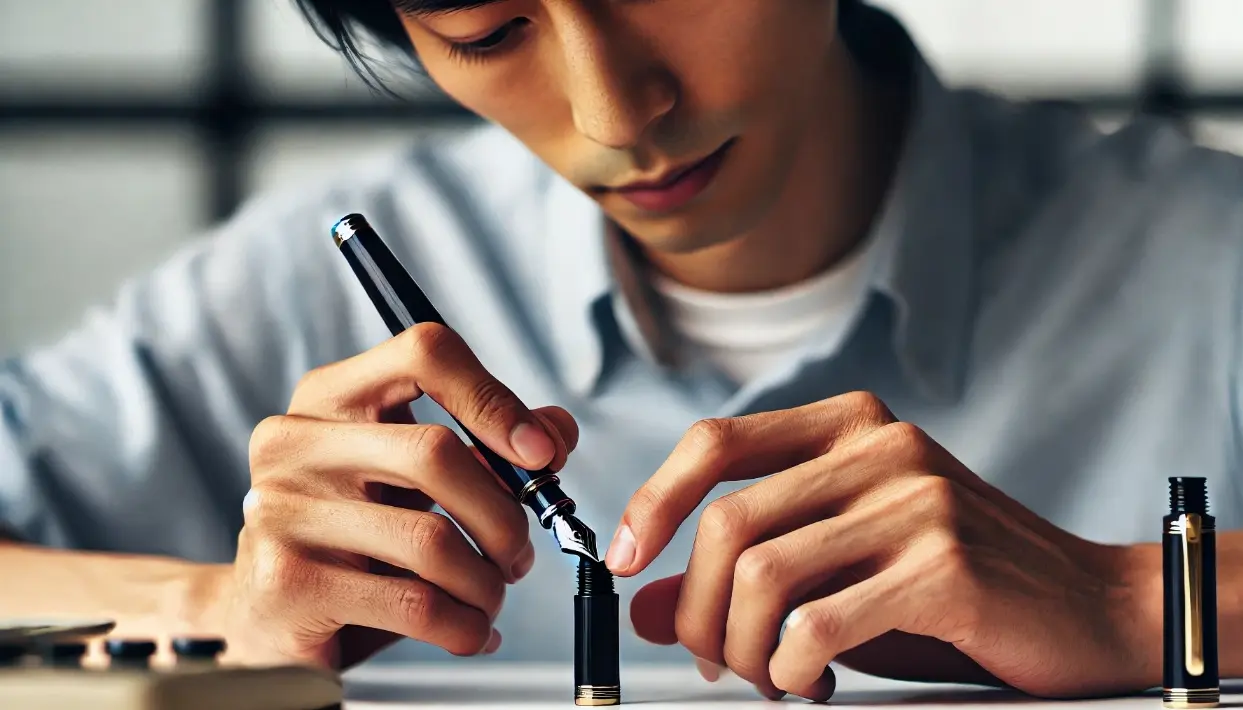 万年筆のカートリッジが刺さらない時の注意点は？