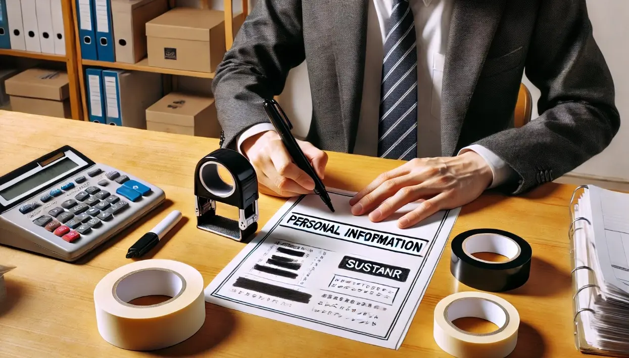 個人情報保護スタンプの代用グッズは？