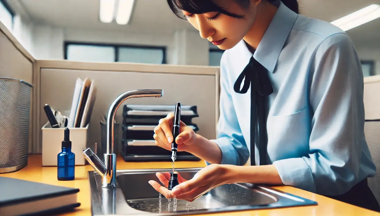 カクノの万年筆のコンバーター洗浄の基本とは？