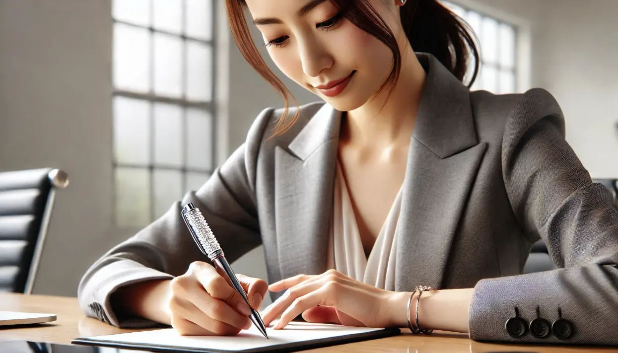 スワロフスキー ボールペン 書き心地は？
