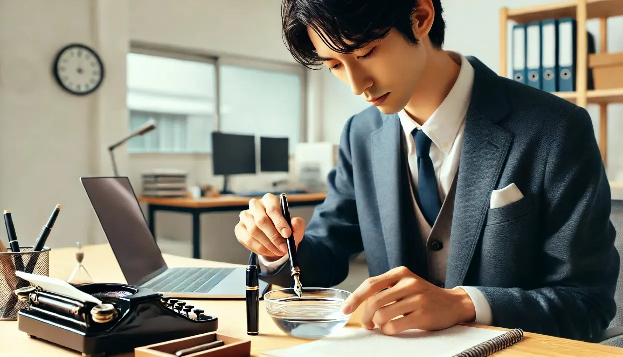 万年筆 インクが出ない際に洗うべきタイミングは？