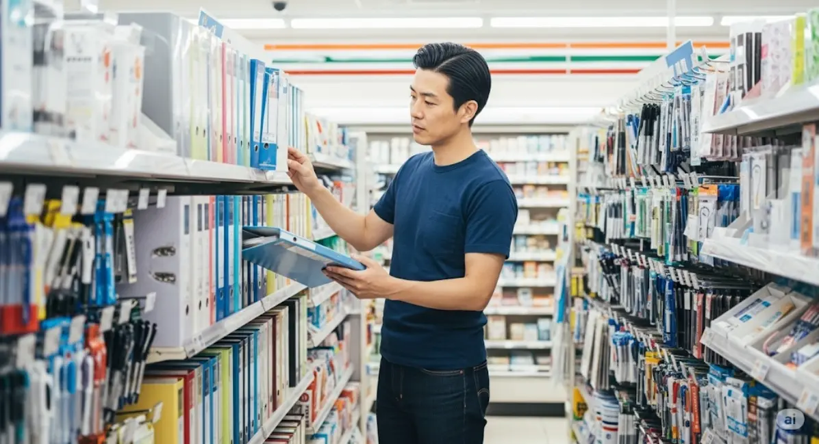 セブンにバインダーは売ってる?
