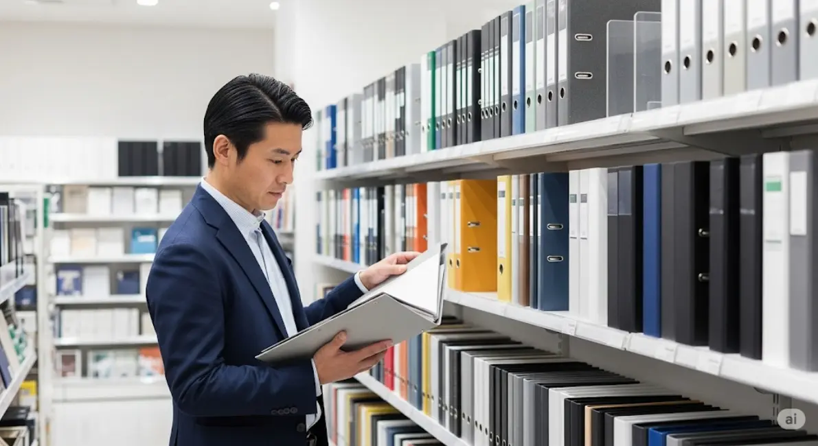 ロフトや東急ハンズのバインダーの品揃えは?