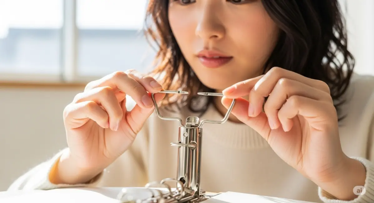 バインダーは金属ごみ?