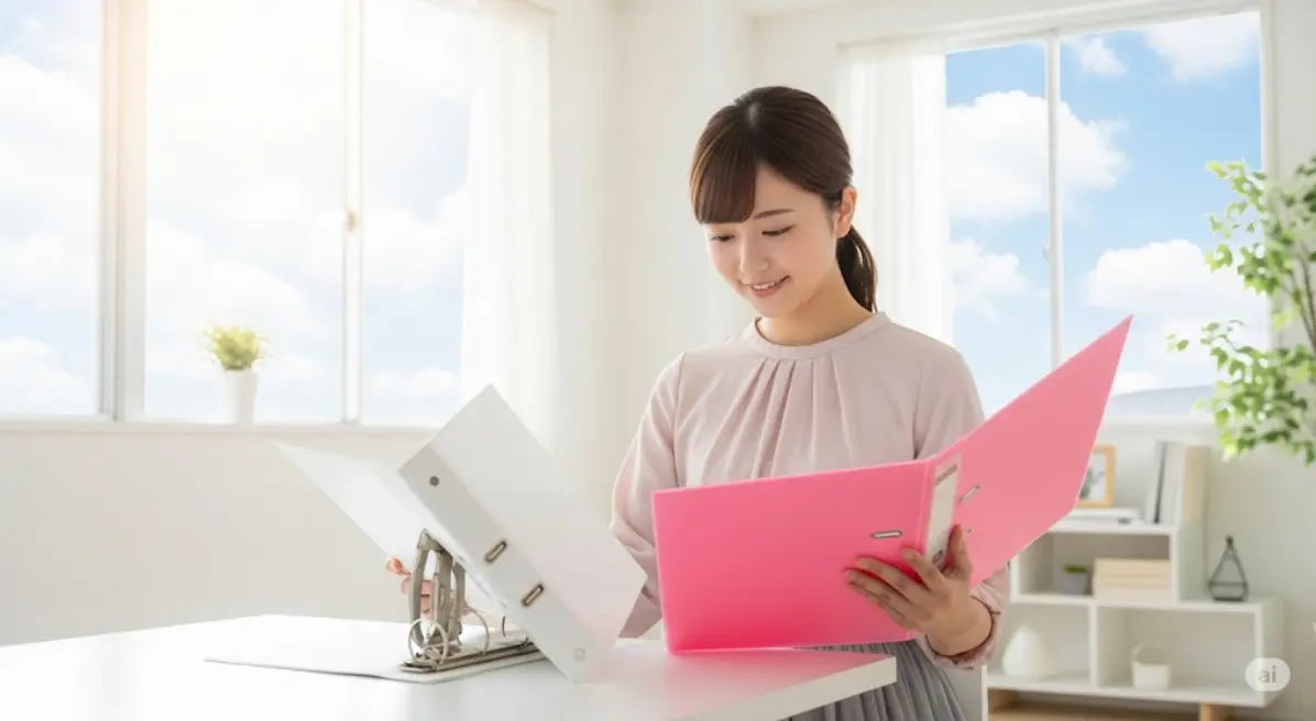 バインダーの捨て方は金具の有無で決まる