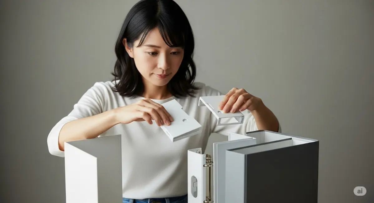 バインダーの捨て方は?最新ファイルは分別が簡単!