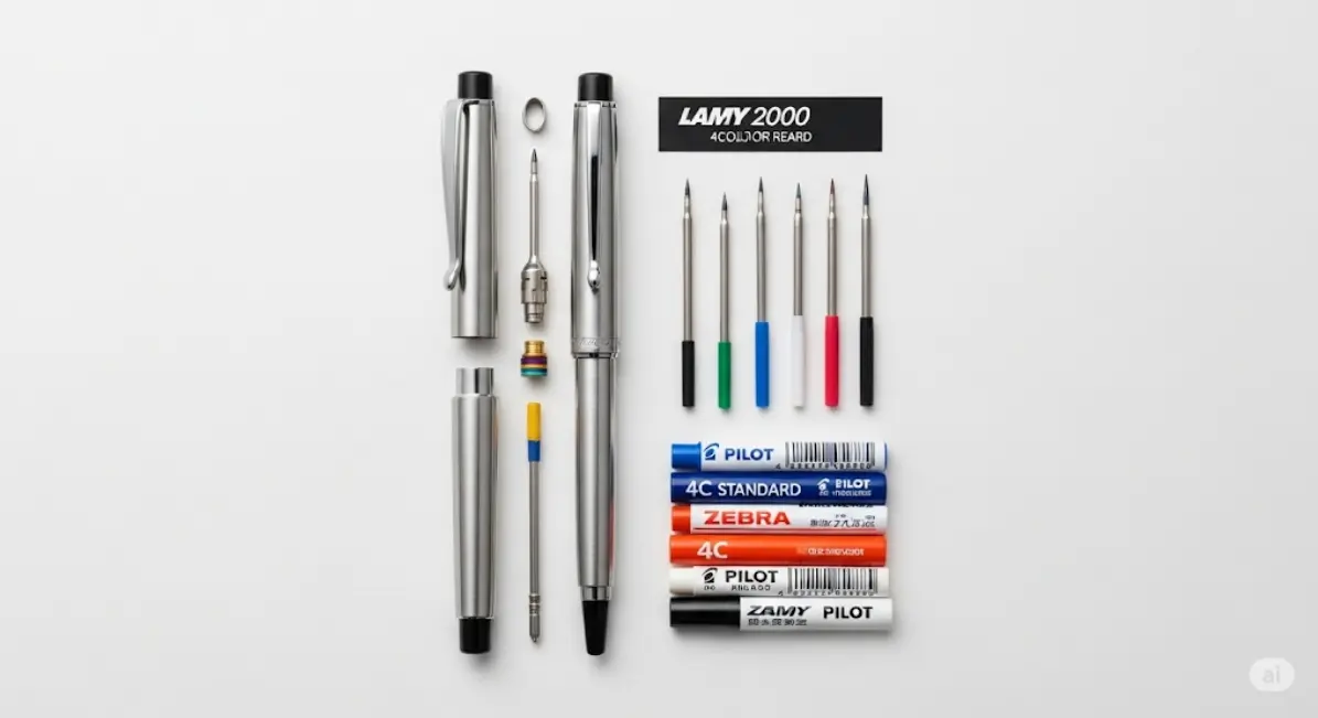 ラミー2000の4色ボールペンは壊れやすい?純正以外の替え芯は使える?