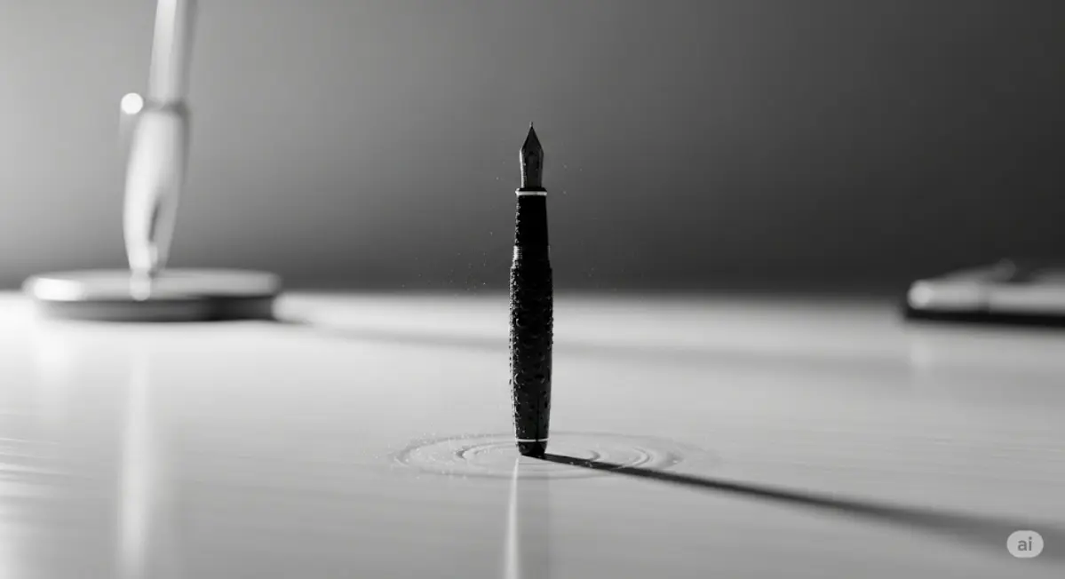 万年筆のインクが漏れる原因は？