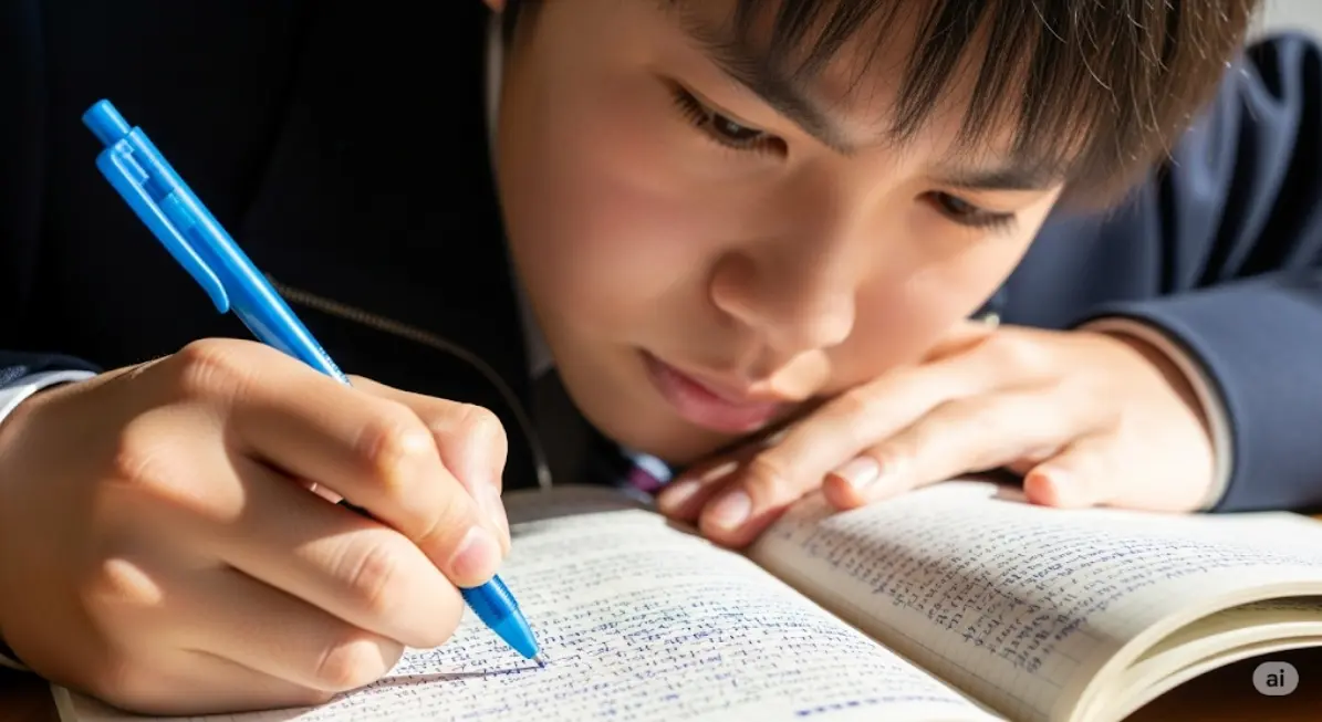 青ペンで暗記できるは嘘?基本となる青ペン書きなぐり勉強法とは?
