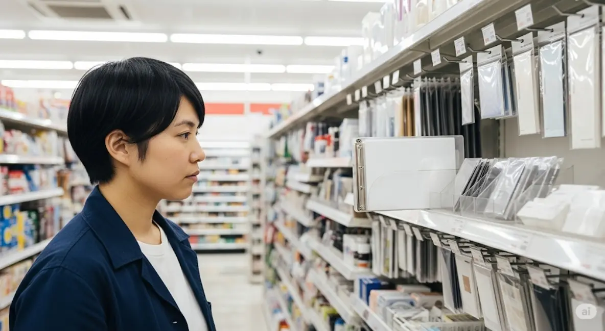 ローソンで買える無印良品の名刺入れ