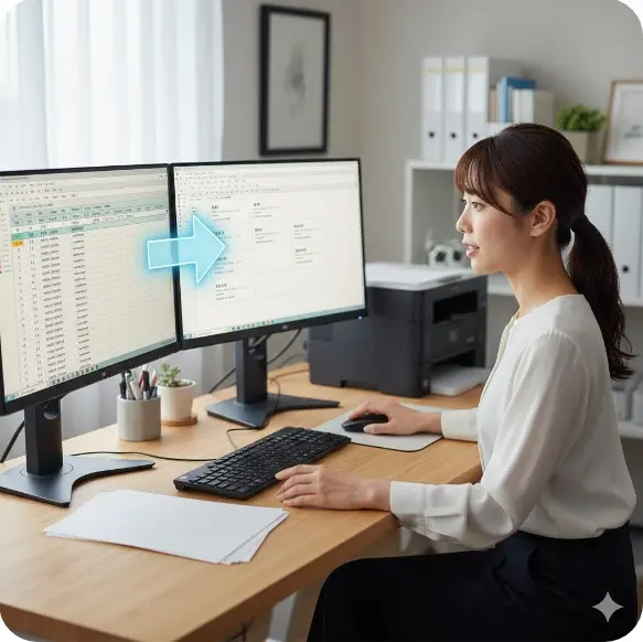 エクセルでのラベルシールの作り方とワード連携の手順