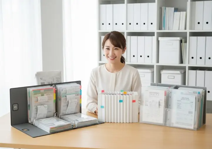 医療費の領収書保管ファイル