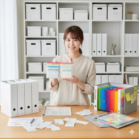 比較:無印のファイル活用術