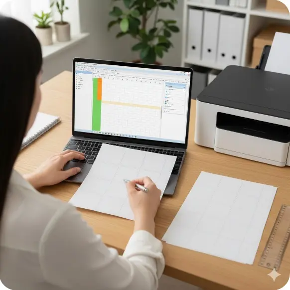 エクセルでラベルシールの作り方！設定から印刷ズレ対策まで解説