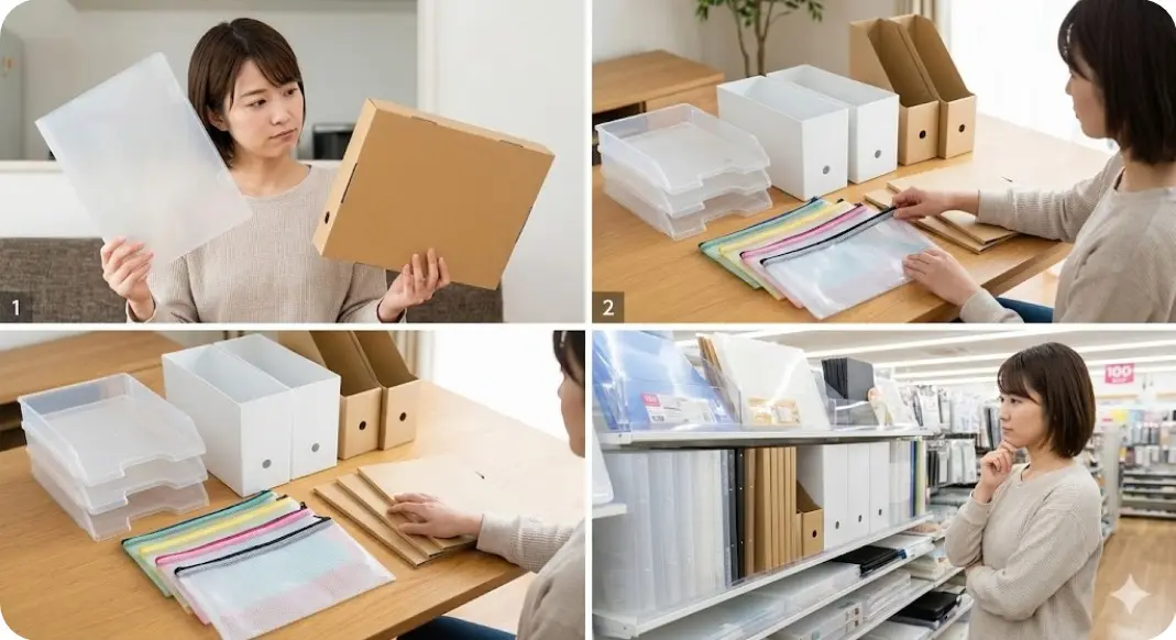 100均の書類ケースの選び方は? 価格帯と機能の徹底比較