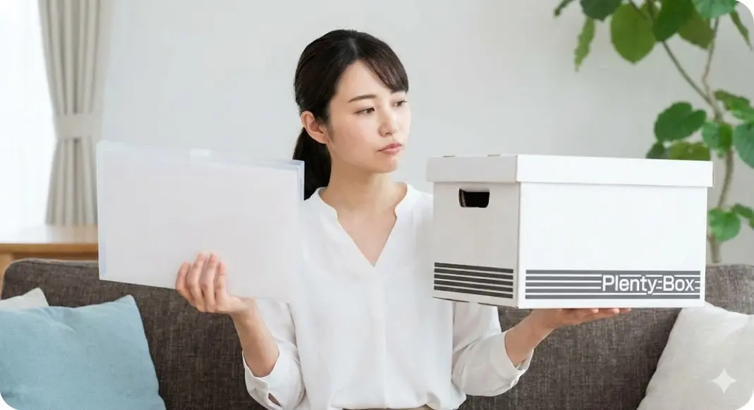 PP製と紙製(プレンティボックス)のメリットを比較