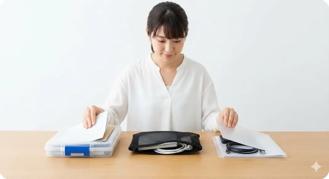 ロック機能付きメッシュ薄型ケースの用途別選定