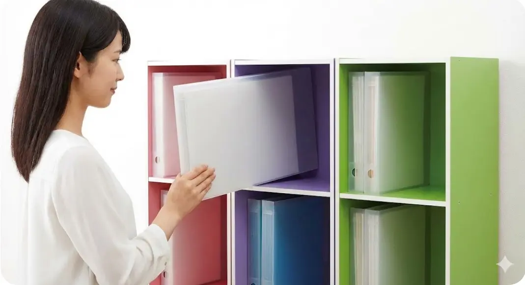 カラーボックスのデッドスペース活用術