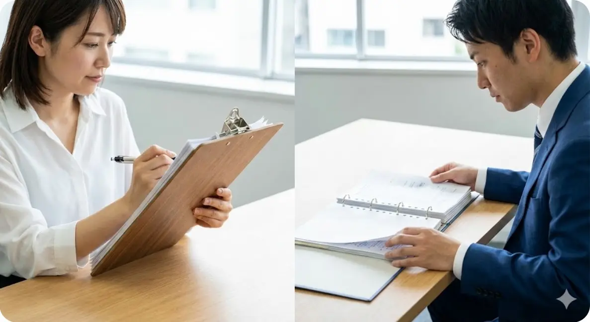 用箋ばさみとバインダーの違いは？