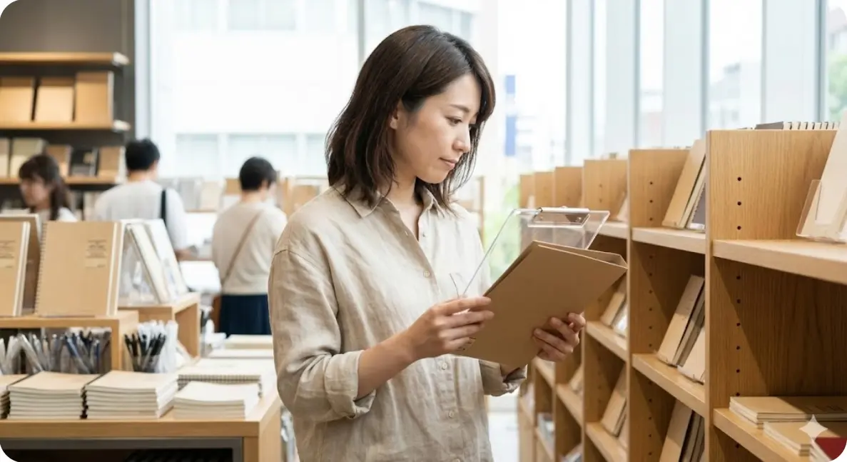 インダーやクリップボードは無印で