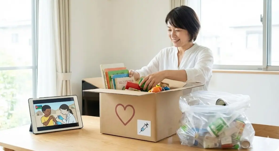 寄付でワクチンを贈るエコなバインダーの処分方法とは？