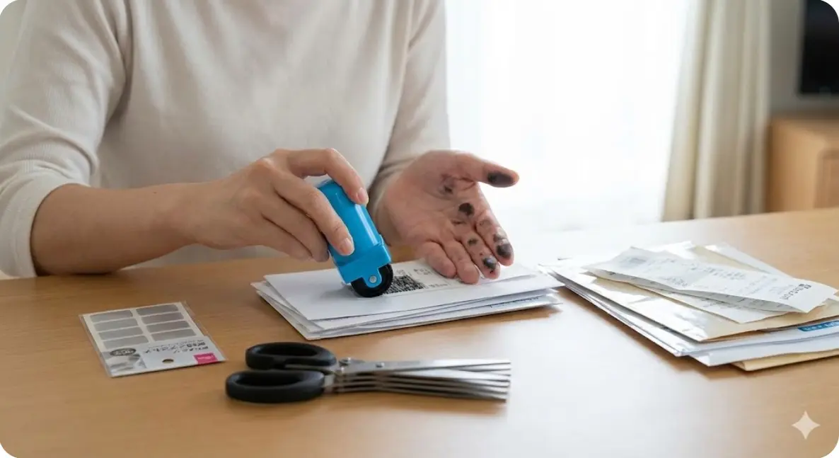 個人情報保護スタンプを100均で使う注意と裏技とは？