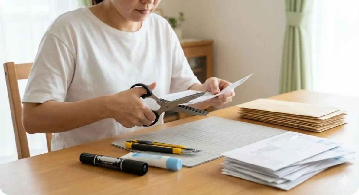 個人情報保護スタンプを代用する身近なアイテムとは？