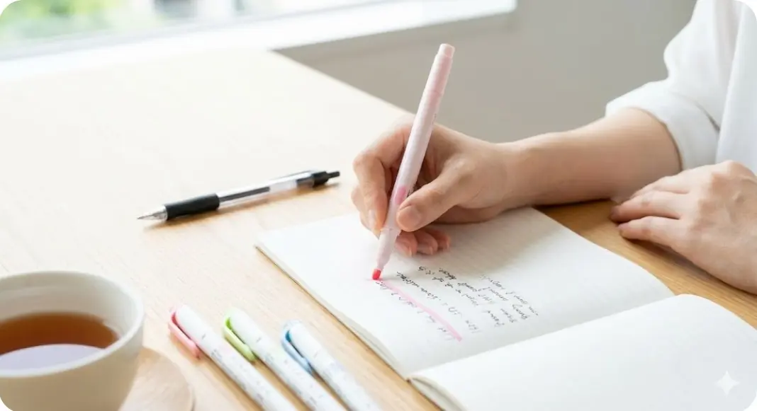 マイルドライナーでも滲まないボールペンは？