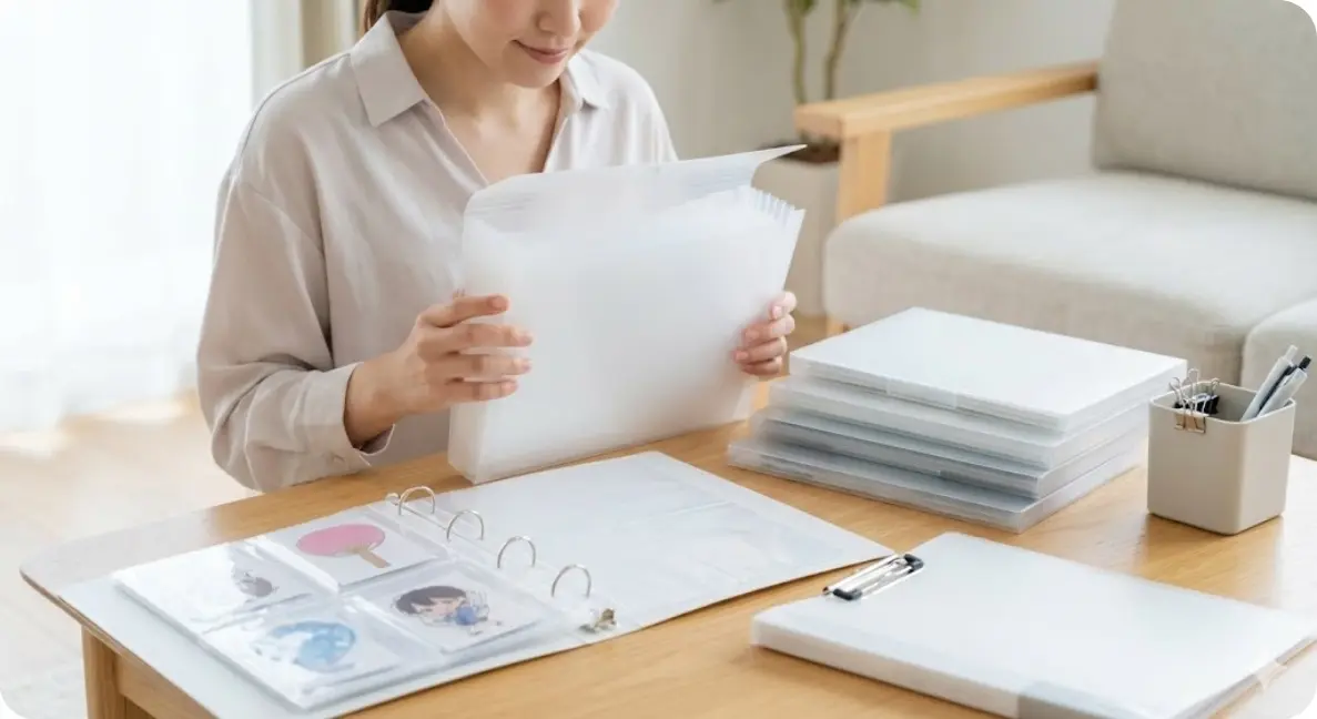 蛇腹ファイルと100均セリアの関連グッズ