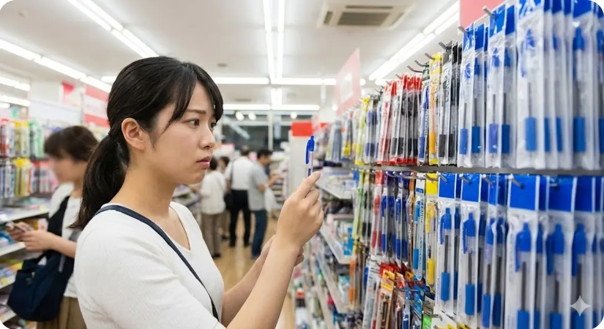 暗記ペンの青はどこに売ってる?100均にある?